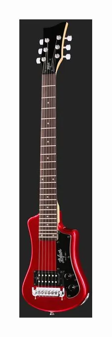Höfner Shorty R, mástil y diapasón vistos de lado