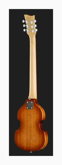 Höfner Shorty Violin Guitar SB/Per, mástil y diapasón vistos de lado