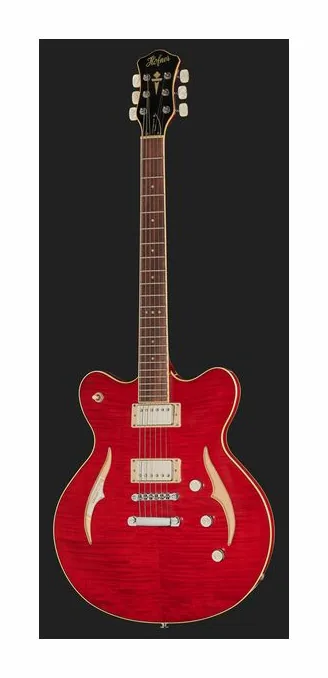 Höfner Verythin CT Special Sunburst, pala con clavijeros y logotipo