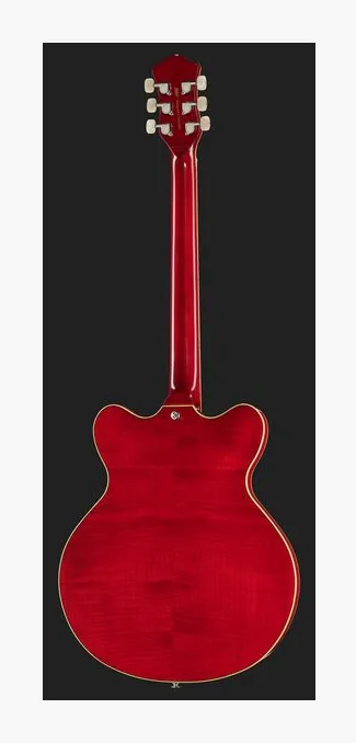 Höfner Verythin CT Special Sunburst, mástil y diapasón vistos de lado