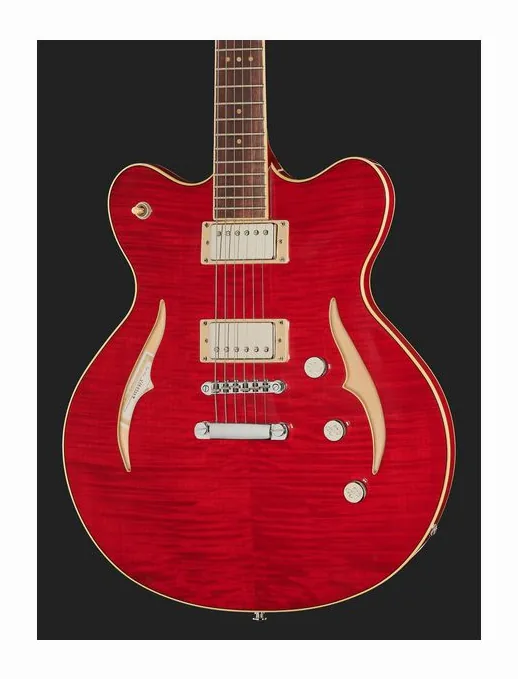 Höfner Verythin CT Special Sunburst, puente y clavijeros de afinación