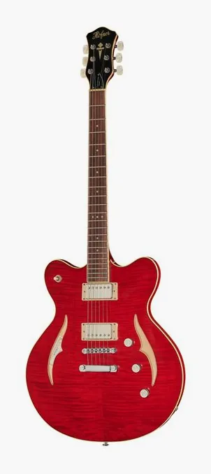 Höfner Verythin CT Deluxe Special SB fotografiado de frente