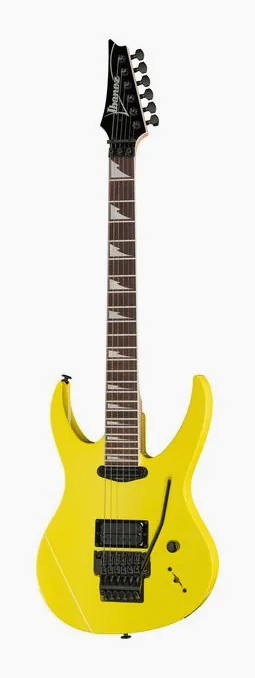 Ibanez 540PIII-DY encuadrado de frente sobre fondo neutro