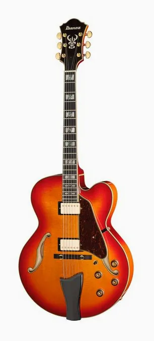Ibanez AF115-AWB en primer plano frontal