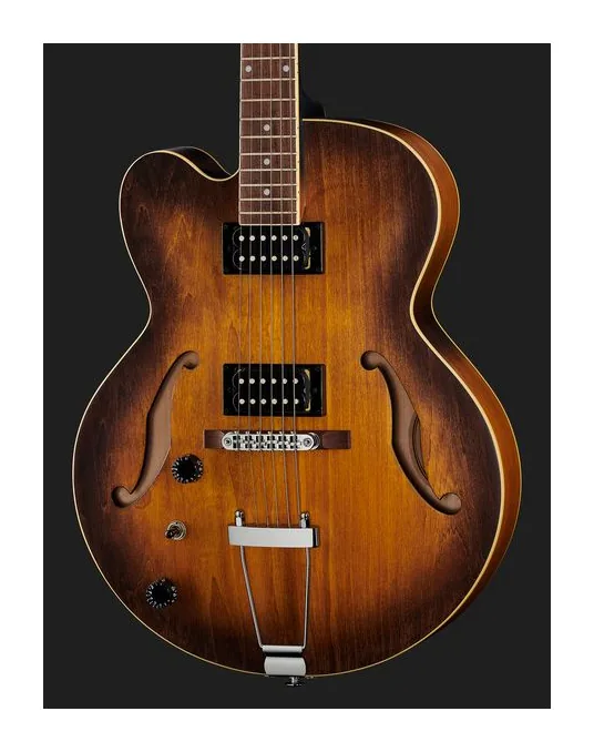 Ibanez AF55L-TF, curvas del cuerpo vistas desde arriba