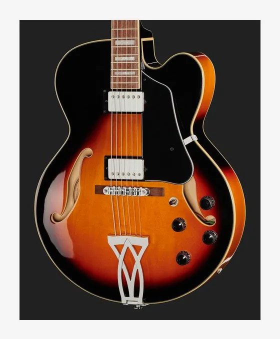Ibanez AF75-BS, pastillas y mandos de control