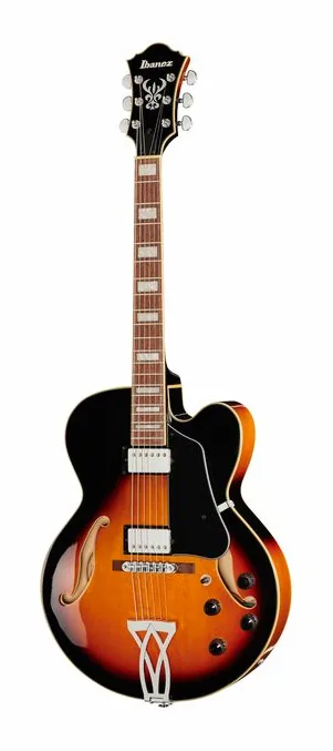 Ibanez AF75-BS fotografiado de frente