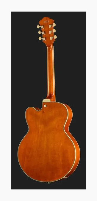 Ibanez AF95-DA, curvas del cuerpo vistas desde arriba