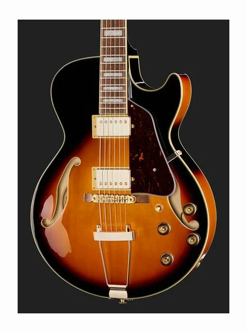 Ibanez AG75G-BS, perfil lateral del cuerpo