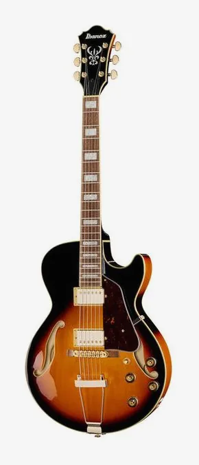 Ibanez AG75G-BS en primer plano frontal