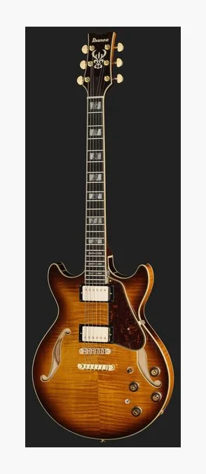 Ibanez AM153FM-ATT, vista trasera del cuerpo