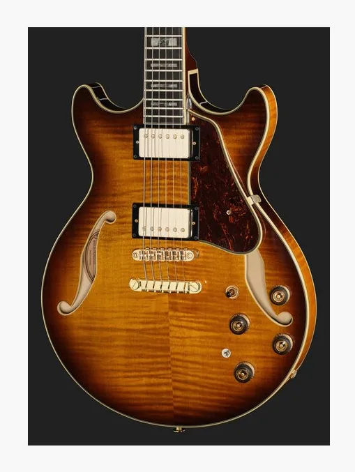 Ibanez AM153FM-ATT, selector de pastillas y jack de salida