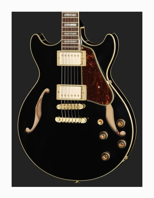 Ibanez AM73G-BK, pala con clavijeros y logotipo