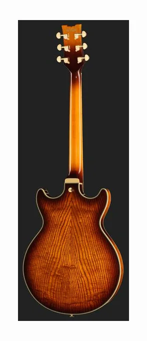 Ibanez AM93QA-VVH, cejuela y primeras posiciones del diapasón