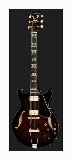 Ibanez AMH100FM-DVS, cejuela y primeras posiciones del diapasón