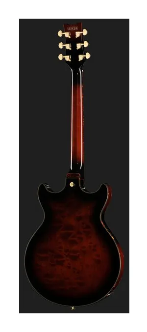 Ibanez AMH100FM-DVS, vista trasera del cuerpo