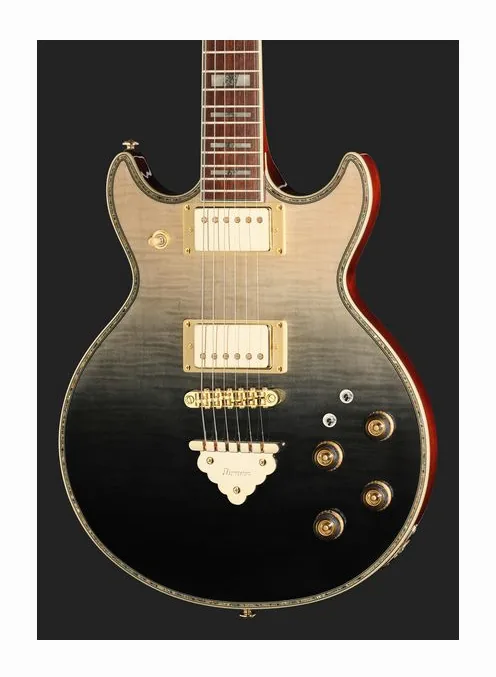 Ibanez AR420-BMG, curvas del cuerpo vistas desde arriba