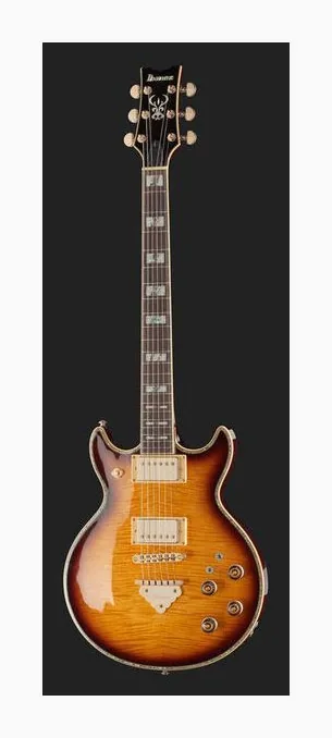 Ibanez AR420-VLS, curvas del cuerpo vistas desde arriba