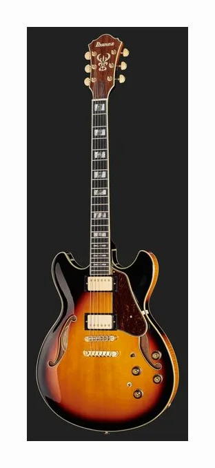 Ibanez AS113-BS, perfil lateral del cuerpo