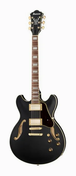 Ibanez AS73 G BKF fotografiado de frente