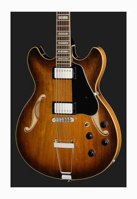 Ibanez AS7328-TBC, selector de pastillas y jack de salida