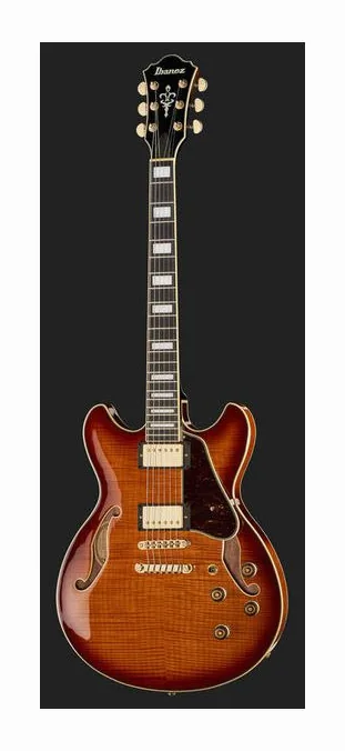 Ibanez AS93FM-VLS, vista trasera del cuerpo