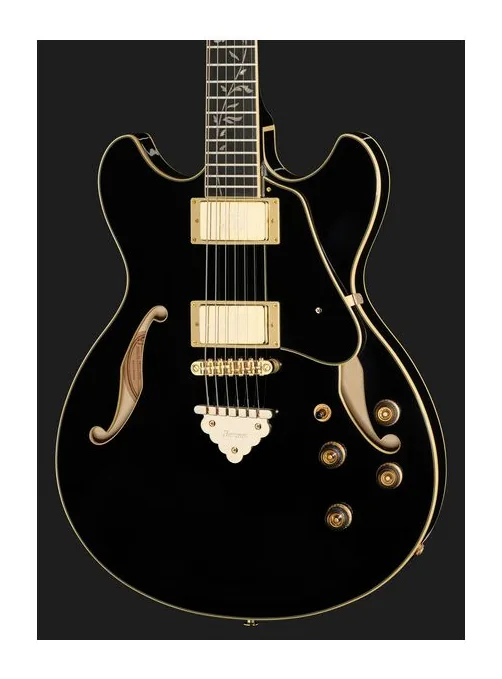 Ibanez AS93SP-BK, pastillas y mandos de control