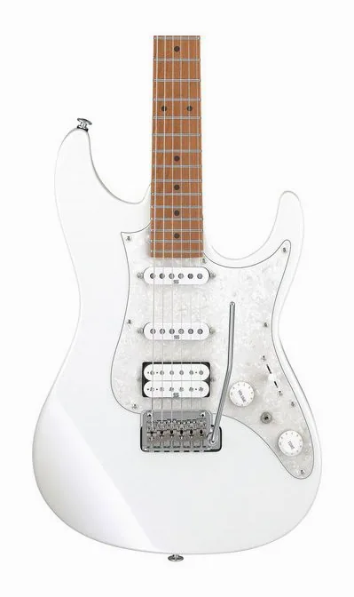 Ibanez AZ2204-PW Prestige, pastillas y mandos de control