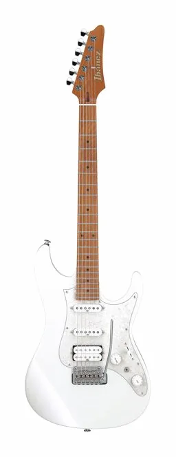 Ibanez AZ2204-PW Prestige fotografiado de frente