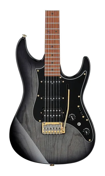 Ibanez AZ2204AG-TGB, pala con clavijeros y logotipo