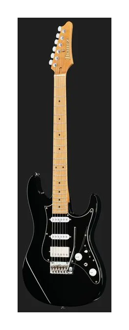 Ibanez AZ2204B-BK Prestige, cejuela y primeras posiciones del diapasón