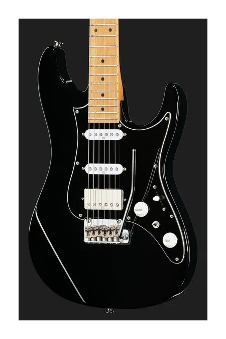 Ibanez AZ2204B-BK Prestige, cuerpo y acabado en primer plano