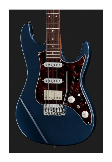Ibanez AZ2204N-PBM, mástil y diapasón vistos de lado