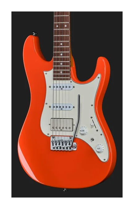 Ibanez AZ2204NW-VR Prestige, perfil lateral del cuerpo