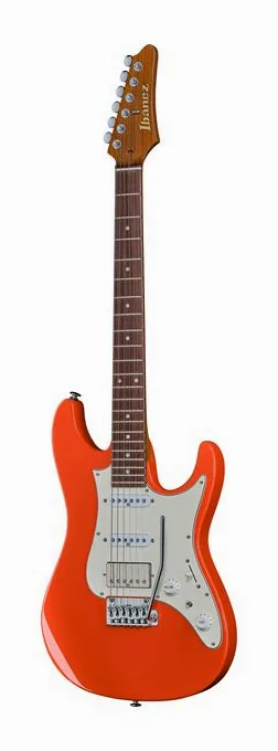 Ibanez AZ2204NW-VR Prestige en primer plano frontal