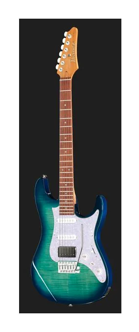 Ibanez AZ22S1F-TXB, cuerpo y acabado en primer plano