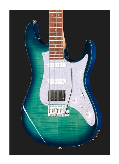 Ibanez AZ22S1F-TXB, puente y clavijeros de afinación