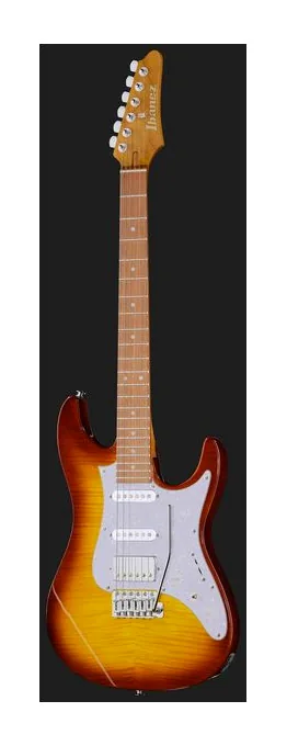 Ibanez AZ22S1F-VLS, curvas del cuerpo vistas desde arriba