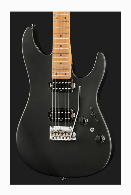 Ibanez AZ2402-BKF Prestige, selector de pastillas y jack de salida