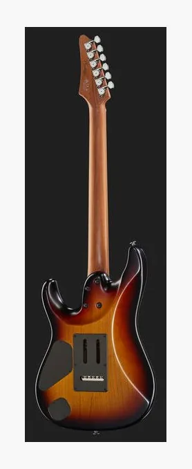 Ibanez AZ2402-TFF, cejuela y primeras posiciones del diapasón