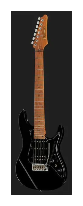 Ibanez AZ24047-BK, cuerpo y acabado en primer plano