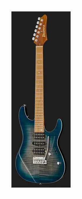 Ibanez AZ2407F-SDE, curvas del cuerpo vistas desde arriba