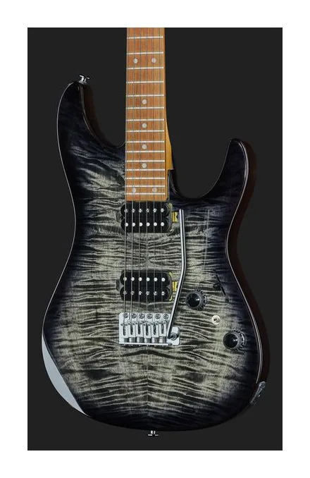Ibanez AZ24S1F-TKS, cuerpo y acabado en primer plano