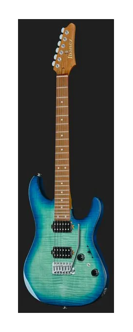 Ibanez AZ24S1F-TXB, pala con clavijeros y logotipo