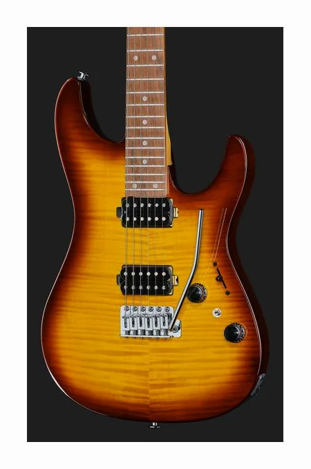 Ibanez AZ24S1F-VLS, pala con clavijeros y logotipo