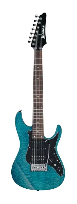 Ibanez AZ447P1QM-COB en primer plano frontal