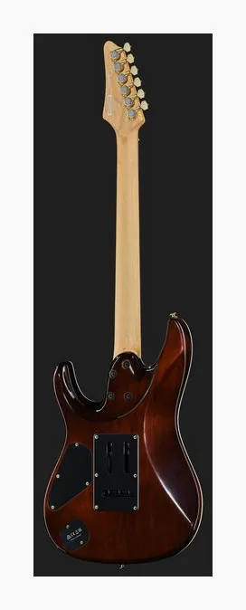 Ibanez AZ47P1QM-DEB, cejuela y primeras posiciones del diapasón