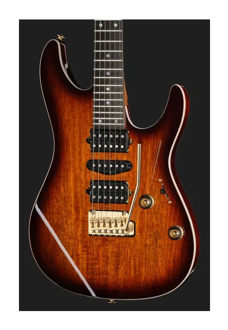 Ibanez AZ47P2K-DEB, puente y clavijeros de afinación