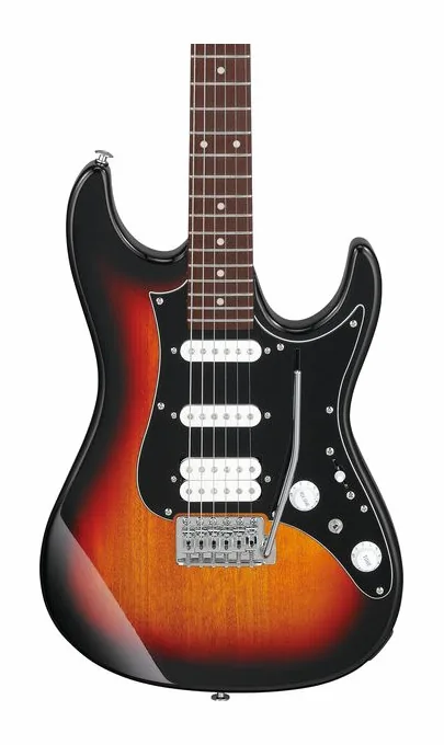 Ibanez AZES40B-TSN, vista trasera del cuerpo