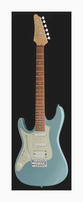 Ibanez AZES40L-PRB, cuerpo y acabado en primer plano